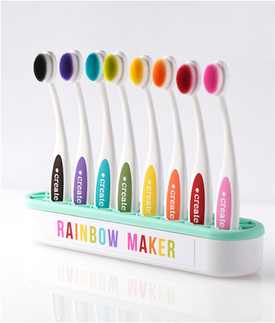 TE Bitty Blender Brushes + Color Labels